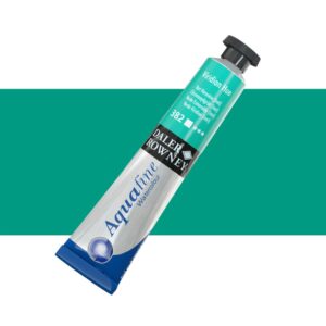 צבע מים בשפופרת - 8 מ"ל - Daler Rowney Aquafine - 382-viridian-hue