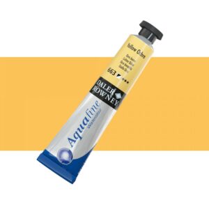 צבע מים בשפופרת - 8 מ"ל - Daler Rowney Aquafine - 663-yellow-ochre