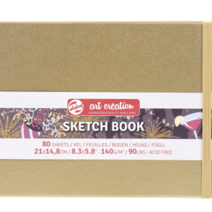 ספר רישום - סקטצ'בוק - 21/14.8 ס"מ - Talens - זהב