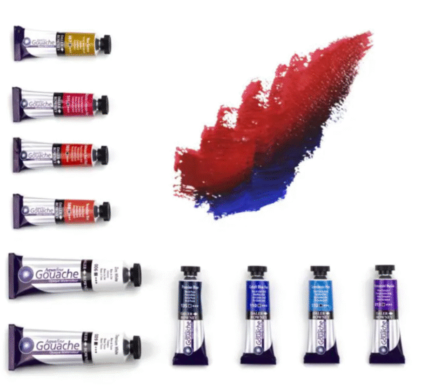 צבע גואש - 15 מ"ל - בשפופרת - Daler Rowney Aquafine
