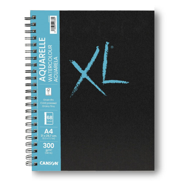 מחברת ציור לצבעי מים - Canson - XL Book Aquarelle