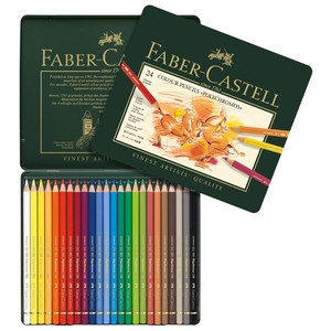 סט 24 עפרונות צבעוניים פוליכרומוס  - Faber-Castell – תמונה 2