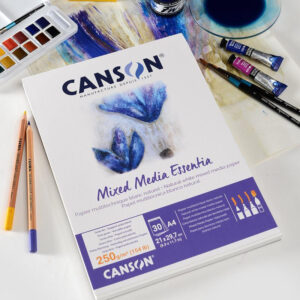 בלוק ציור מיקס מדיה חלק - Canson - Mixed Media Essential