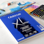 בלוק ציור מיקס מדיה מגורען - Canson - XL Mixed Media Textured