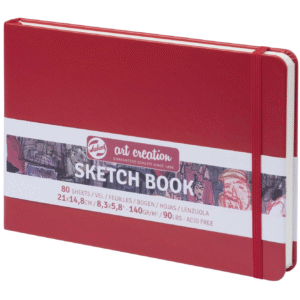 ספר רישום - סקטצ'בוק - 21/14.8 ס"מ - Talens - אדום