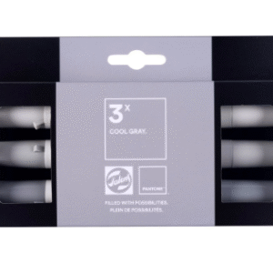 סט 3 טושי פנטון גווני אפור קר Pantone marker
