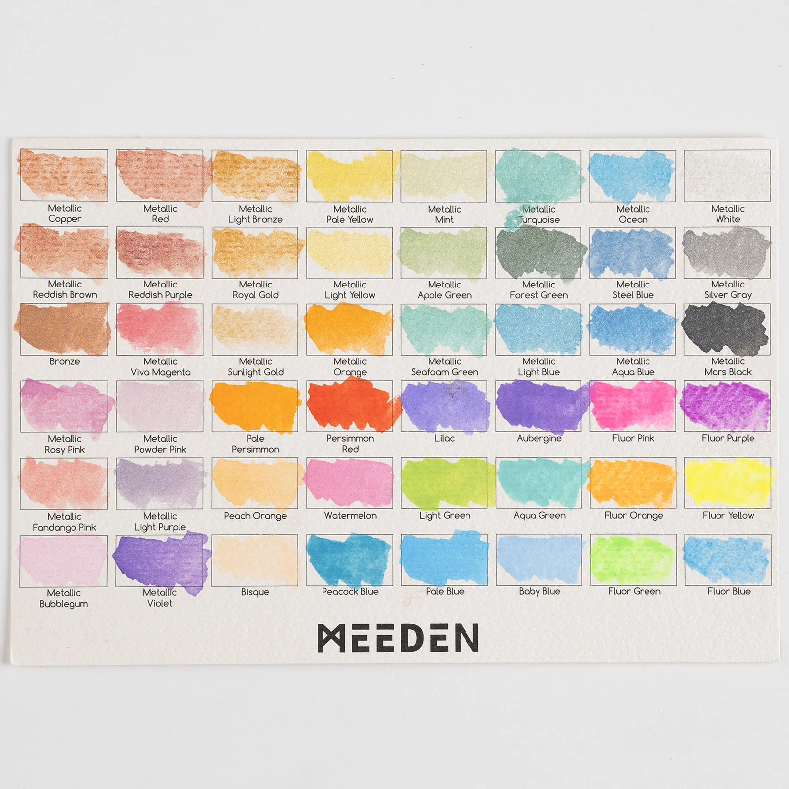 סט 96 צבעי מים - MEEDEN – תמונה 6