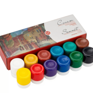 סטים צבעי גואש -  20 מ"ל -  Sonnet - St. Petersburg - 12