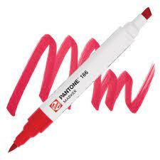 טושי פנטון במגוון צבעים - Pantone Marker - 186