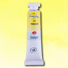 צבעי מים בשפופרות - 10 מ"ל -  White Night - lemon-214