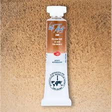 צבעי מים בשפופרות - 10 מ"ל -  White Night - yellow-tuff-268