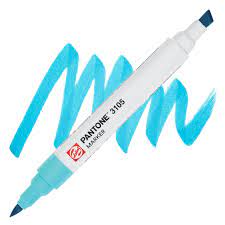 טושי פנטון במגוון צבעים - Pantone Marker - 3105