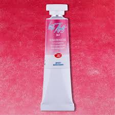 צבעי מים בשפופרות - 10 מ"ל -  White Night - quinacridone-red-361