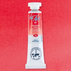 צבעי מים בשפופרות - 10 מ"ל -  White Night - quinacridone-scarlet-385