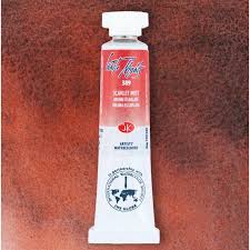 צבעי מים בשפופרות - 10 מ"ל -  White Night - scarlet-mist-389