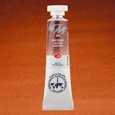 צבעי מים בשפופרות - 10 מ"ל -  White Night - rose-brown-393