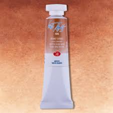 צבעי מים בשפופרות - 10 מ"ל -  White Night - burnt-sienna-406