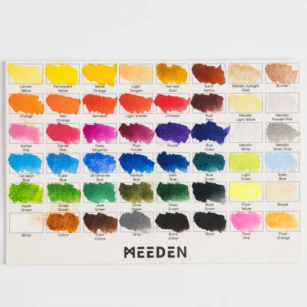 ⁦סט 48 צבעי מים - MEEDEN⁩ – תמונה ⁦6⁩