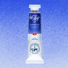 צבעי מים בשפופרות - 10 מ"ל -  White Night - ultramarine-deep-521