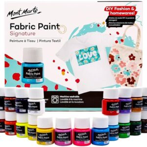 סט צבעי טקסטיל 20 מ"ל - Mont Marte - 20