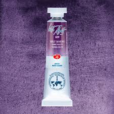 צבעי מים בשפופרות - 10 מ"ל -  White Night - violet-shadows-630