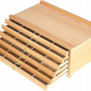 קופסת אחסון עם 6 מגירות  - MEEDEN - טבעי