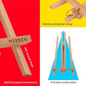 כן שולחני מעץ לציור ותצוגה - MEEDEN