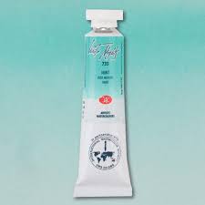 צבעי מים בשפופרות - 10 מ"ל -  White Night - mint-735-2