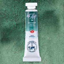 צבעי מים בשפופרות - 10 מ"ל -  White Night - green-shadows-760