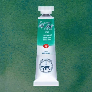 צבעי מים בשפופרות - 10 מ"ל -  White Night - green-mist-762