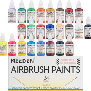סט צבעי איירבראש - MEEDEN - 24