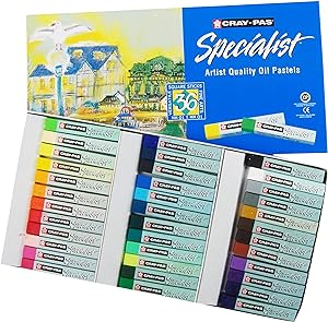 סט פסטל שמן מרובע  - SAKURA - Cray-Pas Specialist - 36