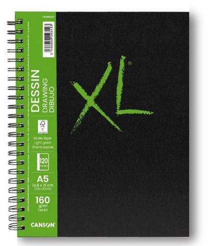 בלוק A4 ציור ורישום ספירלה - Drawing | Canson XL