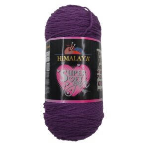 חוטי צמר במגוון צבעים - HiMALAYA Super Soft - סגול-8-39