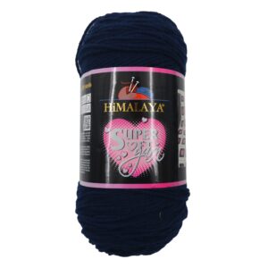 חוטי צמר במגוון צבעים - HiMALAYA Super Soft - כחול-נייבי-8-9