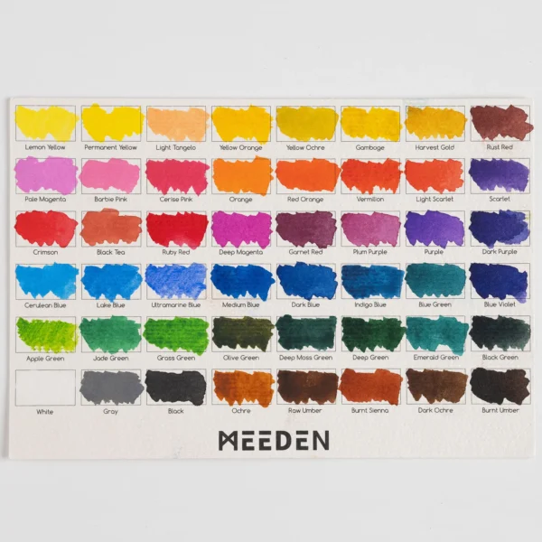 ⁦סט 96 צבעי מים - MEEDEN⁩ – תמונה ⁦5⁩