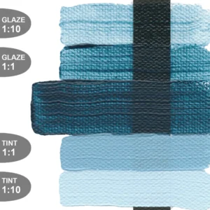 צבעי אקריליק - Heavy Body ארטיסט - 59 מ"ל - Golden - azurite-hue