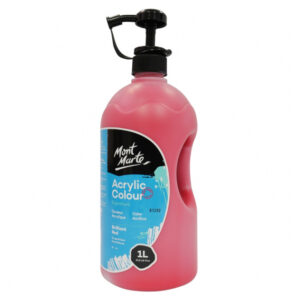 צבע אקריליק - 1 ליטר - Mont Marte - brilliant-red-4