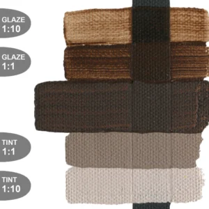 צבעי אקריליק - Heavy Body ארטיסט - 59 מ"ל - Golden - burnt-umber