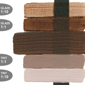 צבעי אקריליק - Heavy Body ארטיסט - 59 מ"ל - Golden - burnt-umber-lt