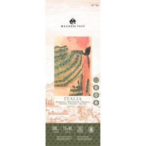 בלוק ITALIA כבישה קרה - מגוון מידות - Magnani - 15-40-300-גרם-20-דפים