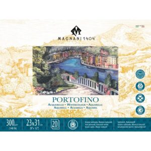 בלוק PORTOFINO כבישה חמה - מגוון מידות - Magnani - 23-31-640-גרם-10-דפים