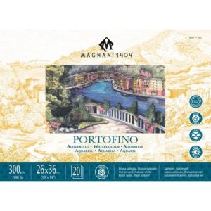 בלוק PORTOFINO כבישה חמה - מגוון מידות - Magnani - 26-36-300-גרם-10-דפים