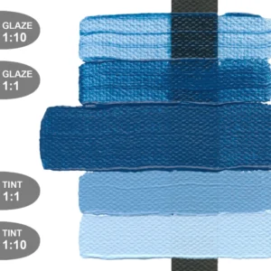 צבעי אקריליק - Heavy Body ארטיסט - 59 מ"ל - Golden - cerulean-blue-deep