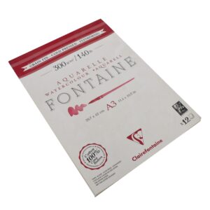 בלוק לצבעי מים Fontain - כבישה קרה - Clairefontaine