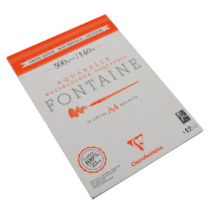 בלוק לצבעי מים Fontain - כבישה חמה - Clairefontaine