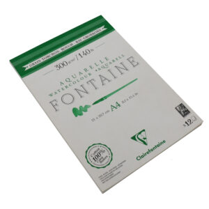 בלוק לצבעי מים Fontain - חספוס גס - Clairefontaine