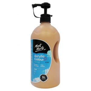 צבע אקריליק - 1 ליטר - Mont Marte - gold-23