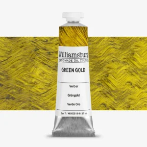 צבעי שמן ארטיסט 37 מ"ל  - Williamsburg - green-gold