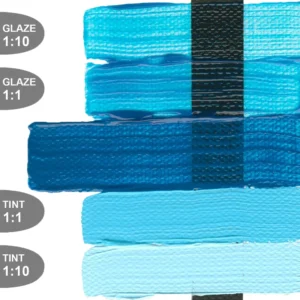 צבעי אקריליק - Heavy Body ארטיסט - 59 מ"ל - Golden - manganese-blue-hue